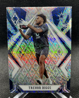 2020 Panini Phoenix Trevon Diggs White Shimmer RC SSP #165 Cowboys