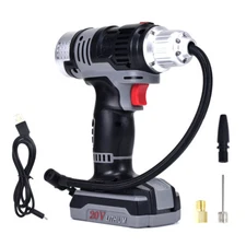 12V/20V Electric Wireless Car Tire Air Pump Inflator For Bicycle Auto Bike