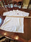 Mississippi State University Baseball Polo Shirt, White, Club Colors, Size L Ss