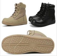 Kids Child Army Tactical Combat Boots Boys Girls Military Outdoor Shoes Sneakers