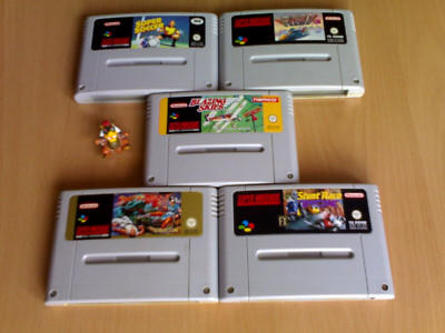   Bundle: STREET FIGHTER BLAZING F-ZERO SOOCER Super Nintendo Snes PAL  