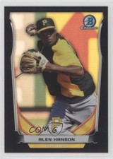 2014 Bowman Draft Top Prospects Chrome Black Refractor 20/75 Alen Hanson 0b2