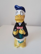 Paperino In Ceramica, Bottiglia Da Liquore. Seconda Metà XX Sec.