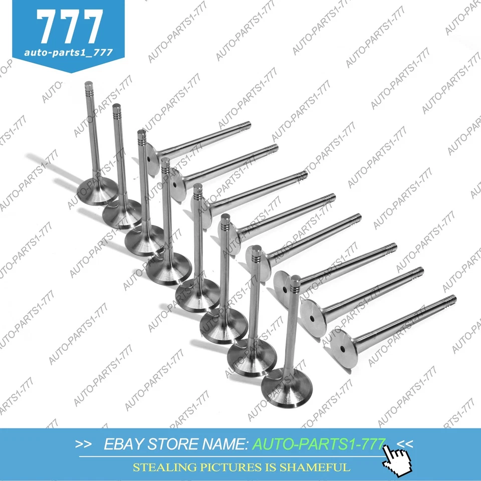 16x OEM Engine Intake Exhaust Valves For VW GTI GLI AUDI A3 A4 Q3 Q5 1.8T 2.0T Foto 3 de 4