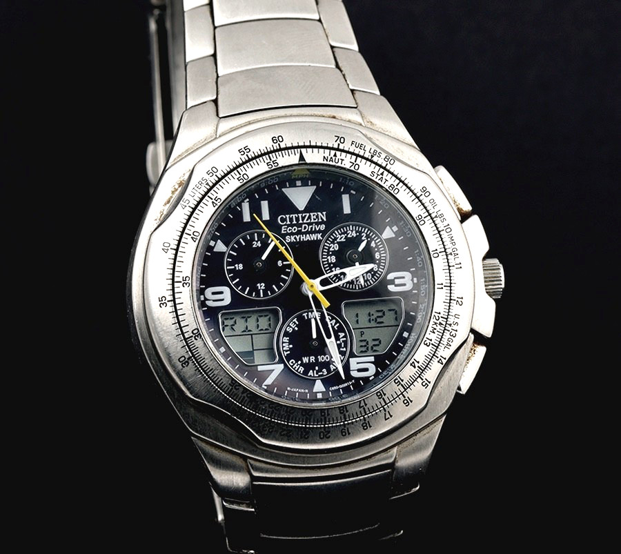 Citizen Eco Skyhawk Multi-Function Chronograph Sl… - image 2