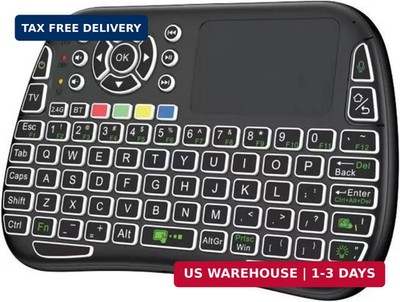iPazzPort Mini Wireless Keyboard with Touchpad, Backlit 2.4G Bluetooth Dual Mode