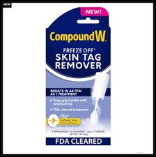 Skin Tag Removal Kit 8 Treatments Tweezers Freeze Off At Home For Face Neck