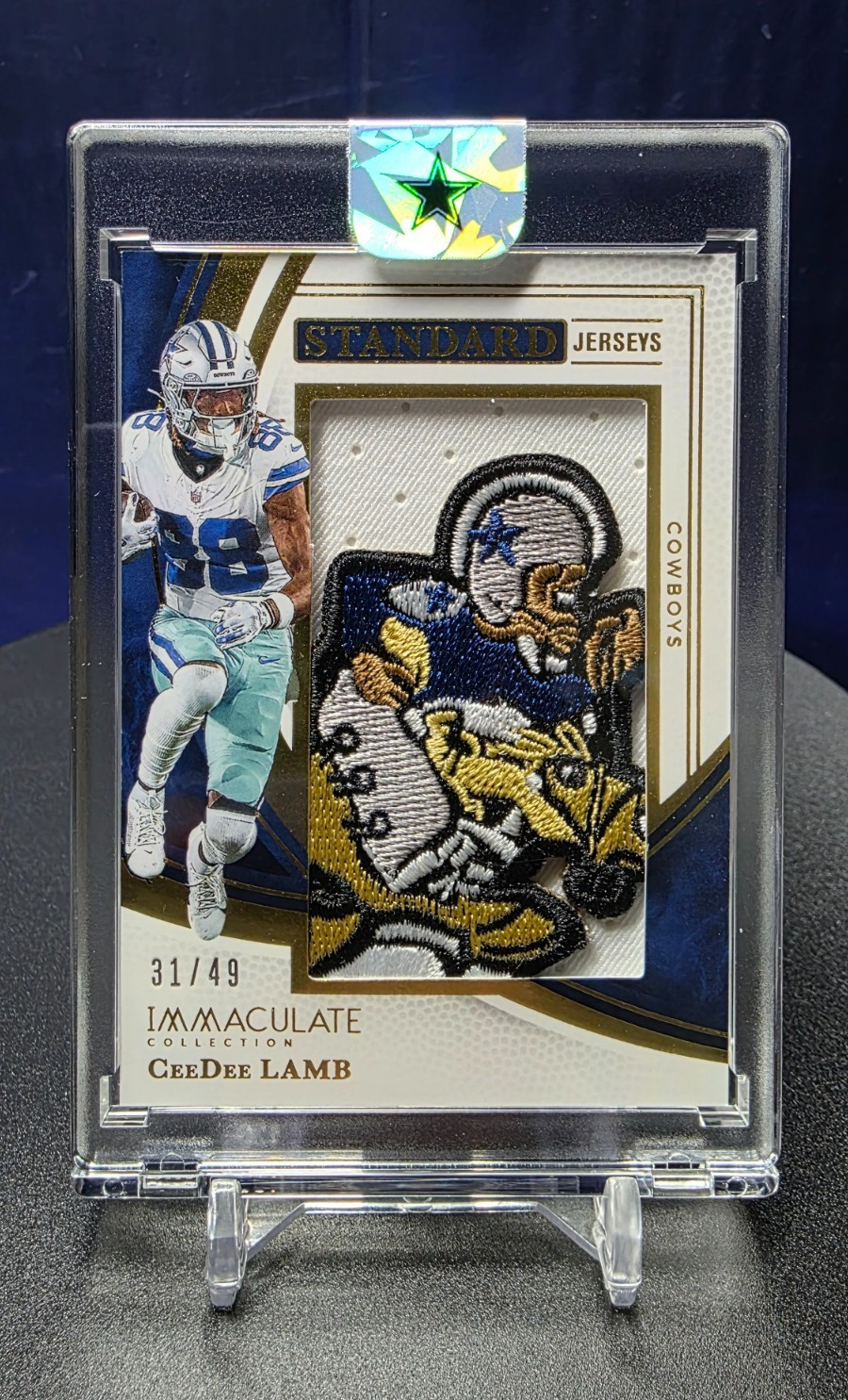 2025 Immaculate Collection /49 Ceedee Lamb Retro Cowboy Joe Patch Logo***💎💎🤠