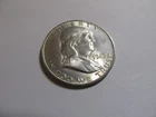 1949-D Franklin Silver Half Dollar~ Gem++ BU with FBL~ and Luster!