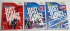 Just Dance 2, 3 and Kids Bundle (Nintendo Wii) Complete, Tested