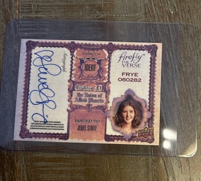 RARE 2015 FIREFLY THE VERSE AUTOGRAPH #JS JEWEL STAITE as Kaylee Frye NM/M  