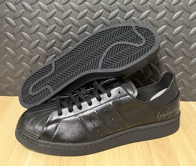 Adidas Y-3 Superstar Leather Sneakers Triple Black IE3237 Mens Size 9.5