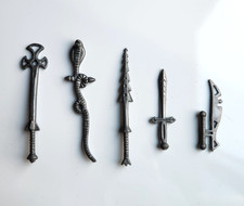 Dragons Knights and Daggers vintage toy weapon accessory 1983 Lot of 5