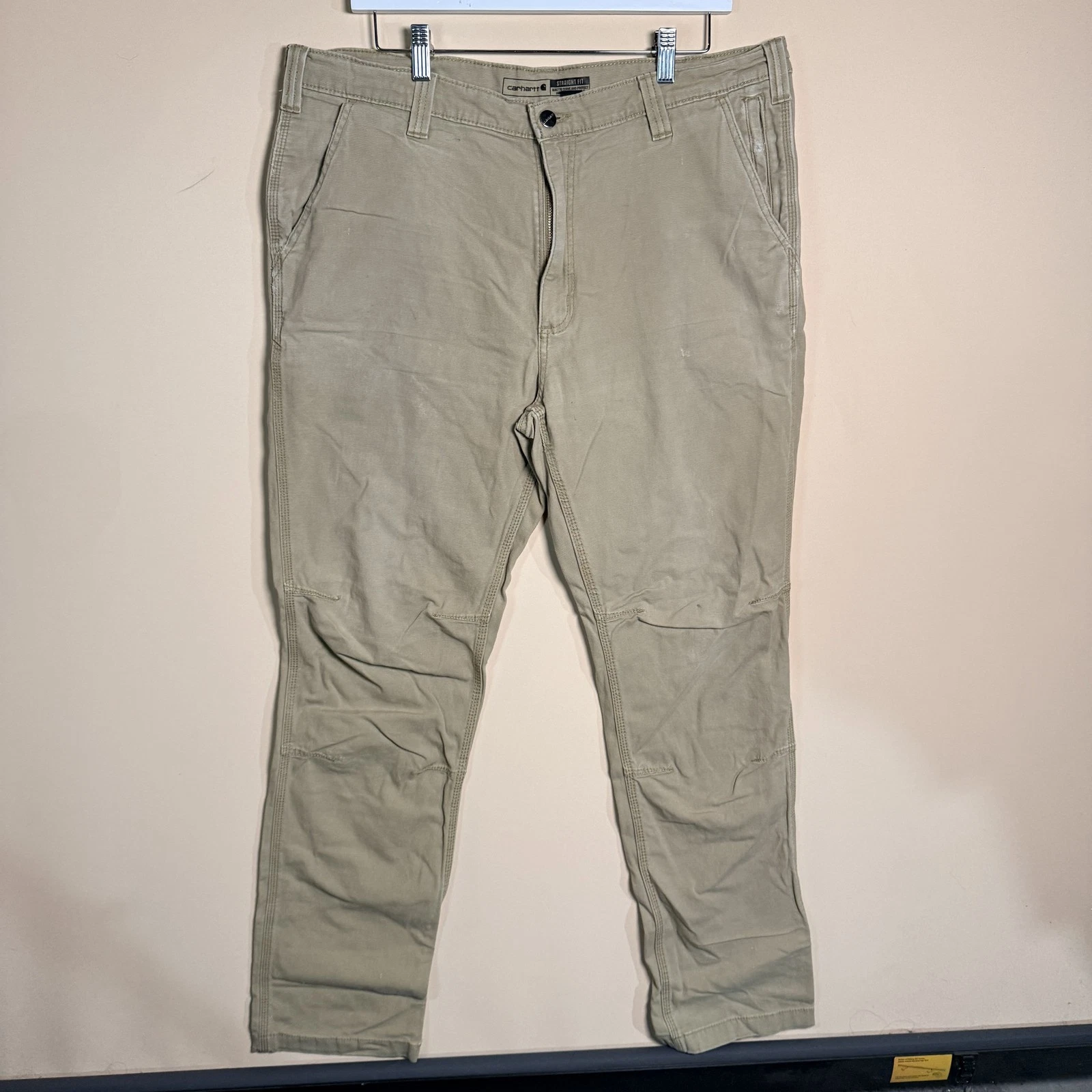 Champion Cream White C Logo Sweatpants Pants Joggers Men's Size Medium M