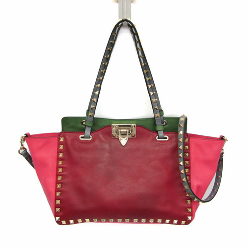 Valentino Garavani Rockstud Italian Pop Color Women's Leather Shoulder Bag