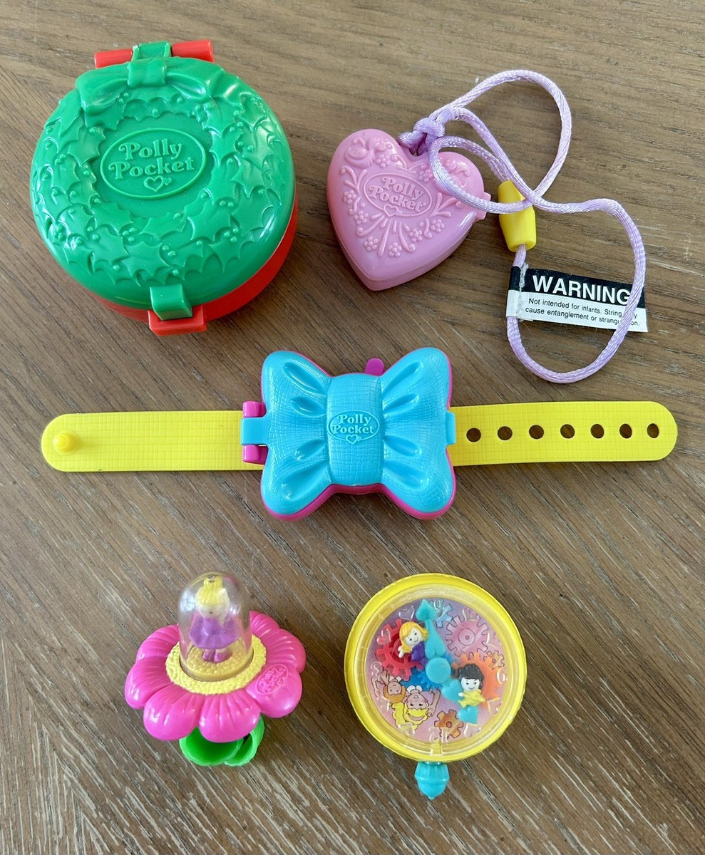 BANDAI MELODYPOP watch 1983年・未使用 Polly Pocket Vintage 1994 Bluebird Toys McDonald's Clock Watch