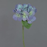 Artplants KüNstliche Hortensie Chidori, Lila-Blau-GrüN, 30Cm, Ø13Cm