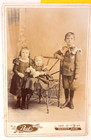 Lot Of 6 Vintage antique cabinet card photographs 1800 - 1900s 4 1/4” X 6 1/2” — photo 4