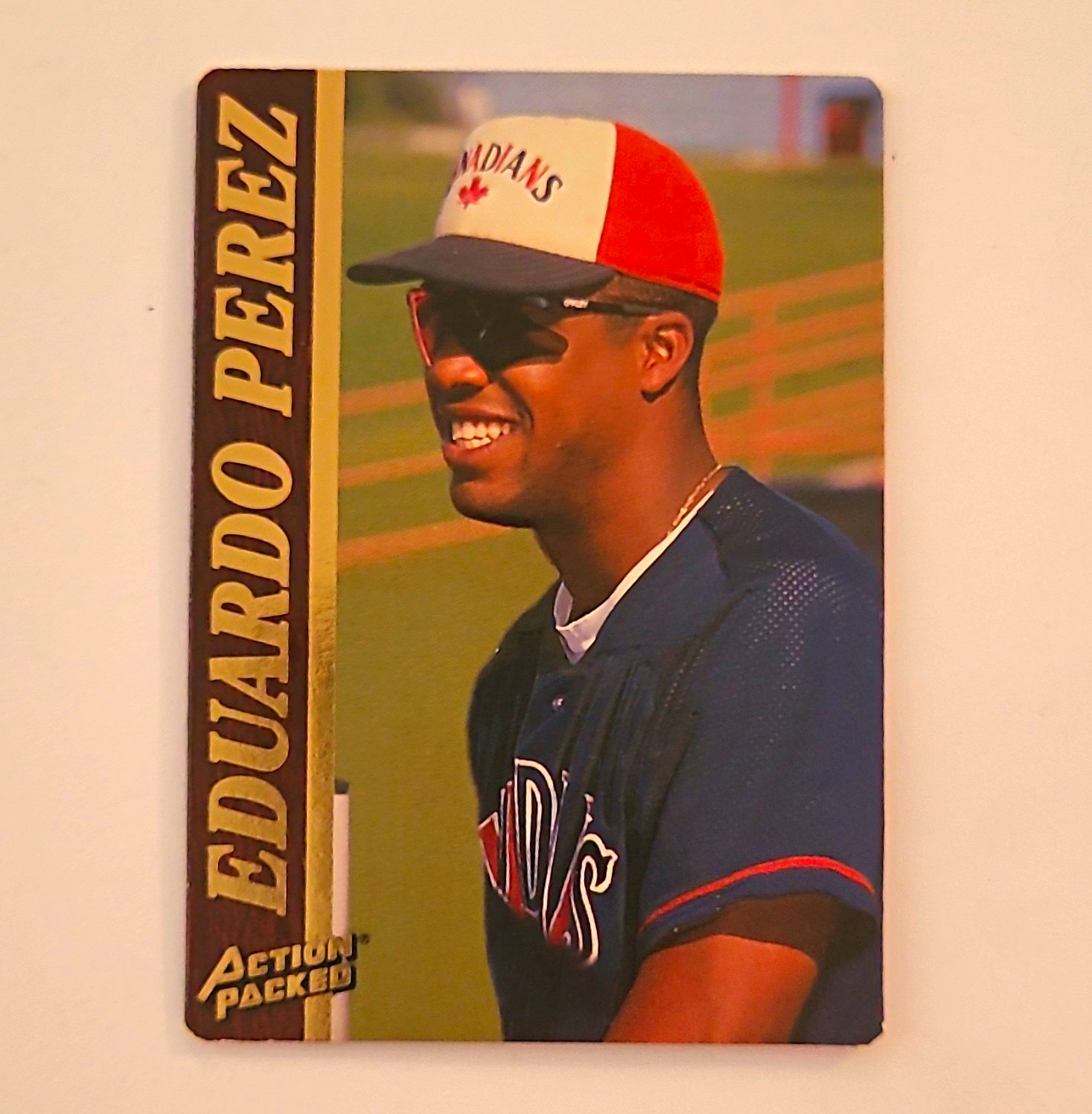 Action Packed 1995 Minor League Eduardo Perez #33 Vancouver Canadians. Angeles 