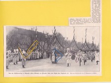 Schwedt 1905  " Dragonerregiment , Prinz Albrecht " Foto und Text von 1905