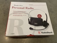 Vintage Radio Shack 21-1840 FRS, Personal Radio, 14 Channel Hands Free NEW NOS