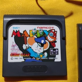 SEGA Game Gear Console Bundle Wide Gear AC Adapter Manuals Games Sonic Mappy
