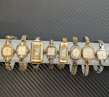 Ladies Vintage Watches Elgin Bulova Wittnauer Wadsworth Gruen Gold Diamond