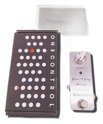 ONE CONTROL GRANITH GREY Booster Effektpedal getestet & funktioniert 5739