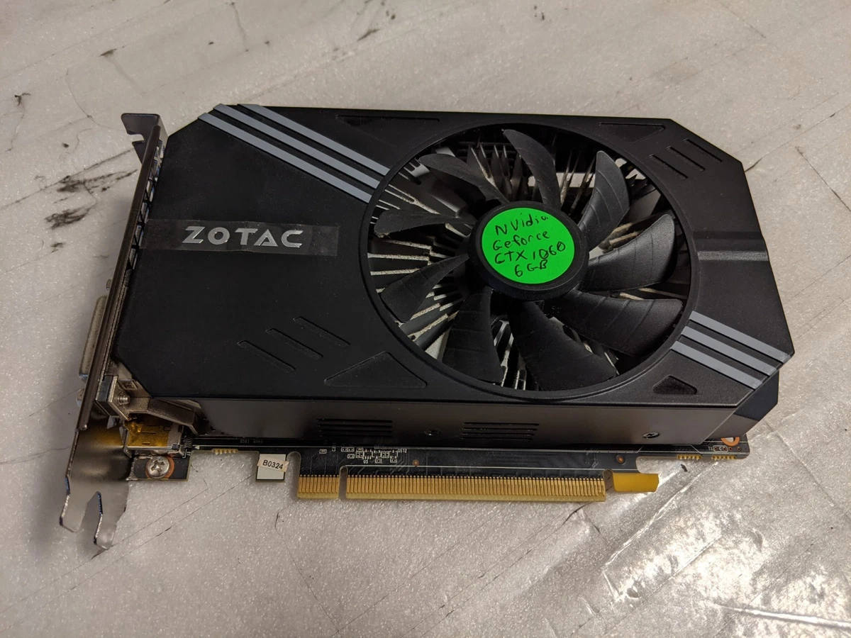 ZOTAC NVIDIA GeForce GTX 1060 6 GB Memory Computer Graphics Cards