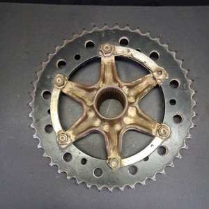 01-05 YAMAHA RAPTOR 660 OEM REAR AXLE SPROCKET HUB COLLAR & 47T 🔥FASTSHIP🔥 "A"