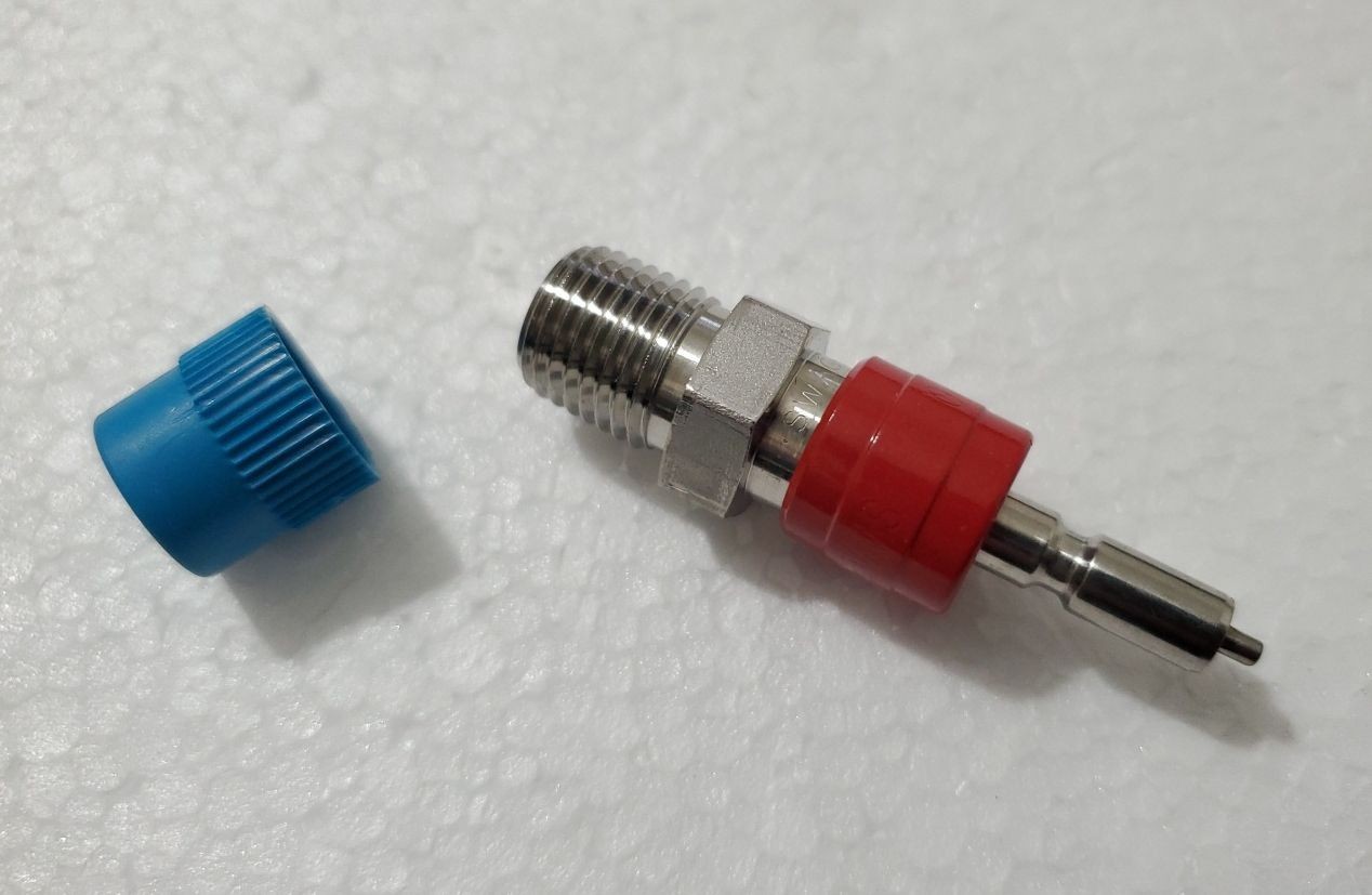 Swagelok SS-QC4-D-4PM Quick Connect 1/4” Male NPT Stem w/Valve Stainless Steel