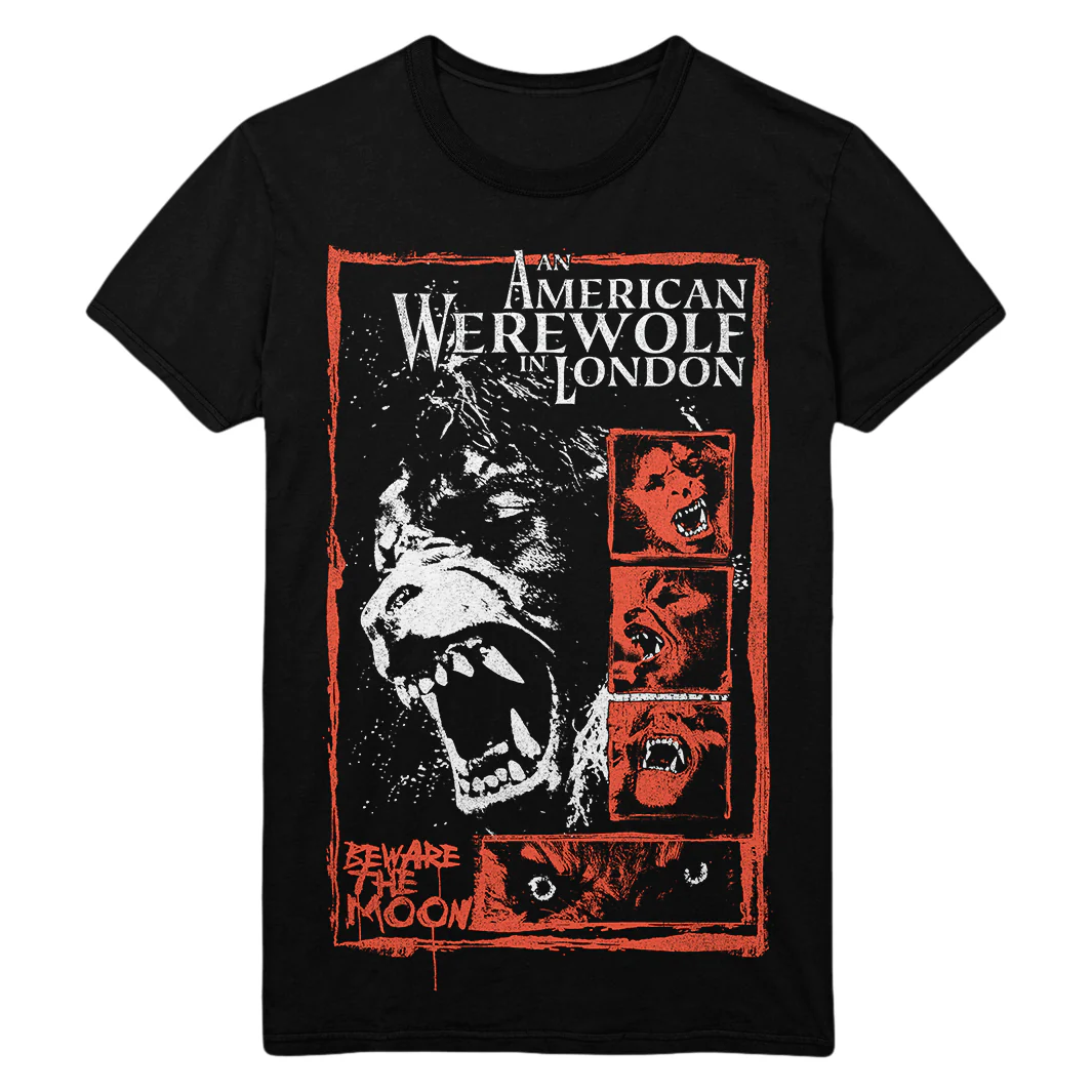 Vintage An American Werewolf in London Short Sleeve T-Shirt Unisex LH205