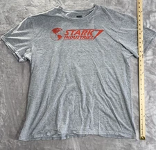 STARK INDUSTRIES Official Marvel IRON MAN Movie Men's Tony Stark T-Shirt Sz XL
