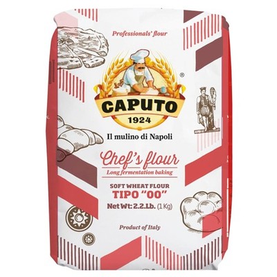 Chefs Flour, Italian Double Zero 00, Soft Wheat for Pizza Dough, Bread, & Pasta,