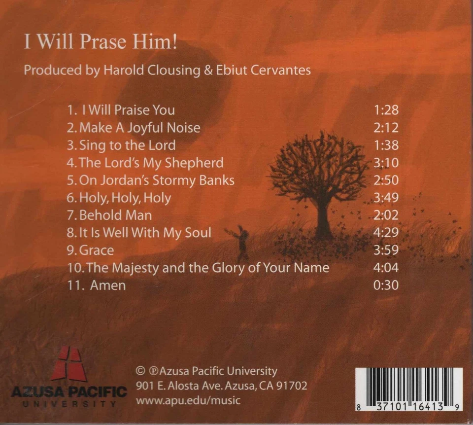 "I Will Praise Him!" by AZUSA PACIFIC UNIVERSITY Men's Chorale - Image 2 of 4