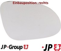 JP Group 1189304580 Spiegelglas FüR AußEnspiegel Rechts FüR Seat FüR VW