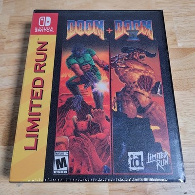 DOOM + DOOM II Nintendo Switch Limited Run Games 10th Anniversary Variant Cover
