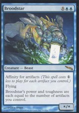 MTG English Broodstar Light Play Foil Mirrodin