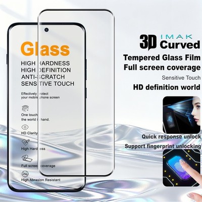 IMAK For Motorola Edge 70 Pro, 3D Curved Full Coverage Tempered Glass Screen