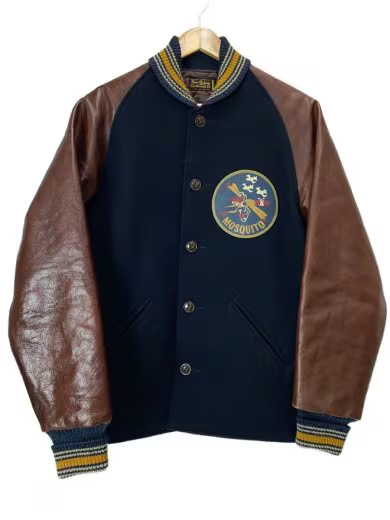 Buzz Rickson's Stadium Jacket/ Large/ Leather/ NV… - image 1