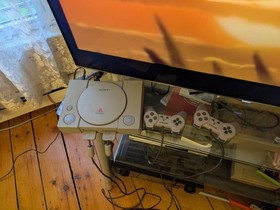 Playstation One  Original. PS1, Two Controllers Tested.