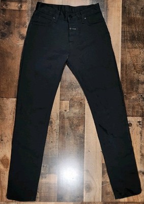 Fear Of God Pants Men 28x30 Black Sixth Collection Button Fly