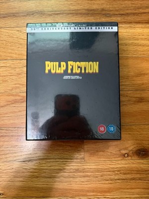PULP FICTION 30TH Anniversary Limited Edition 4k Ultra HD Blu Ray (UK Import)