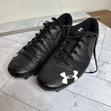 UNDER ARMOUR 3000169-001 Black Football Cleats Size 10