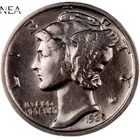 1935-S Mercury Dime ~ Borderline Uncirculated (AU++) ~ 90% Silver