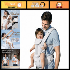 IGR-Certified Baby Carrier with Hip Seat - Comfortable, Less Shoulder Pressure,