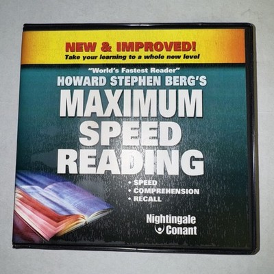 Howard Stephen Berg's MAXIMUM SPEED READING (Audio CD, 6-Disc Set, Nightingale)