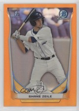 2014 Bowman Draft Chrome Orange Refractor 16/25 Shane Zeile #CDP132 0o1