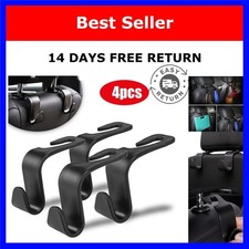 Car Headrest Hooks Bag Hanger Seat Back Storage Clips