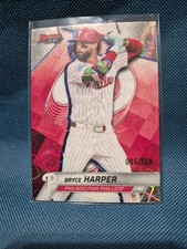 2025-26 Bowman Best🔥Pink Refractor Bryce Harper 95/350 #65